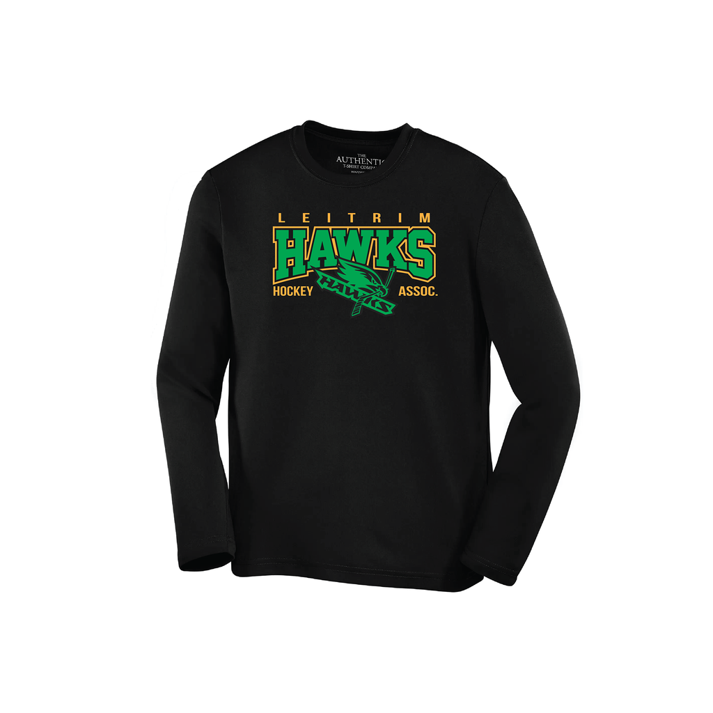 LEITRIM HAWKS - Dri-FIT Long Sleeve Shirt - PRO PLAYER black