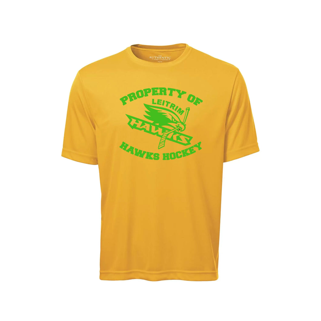 LEITRIM HAWKS - Dri-FIT T-Shirt (Property Of Logo)