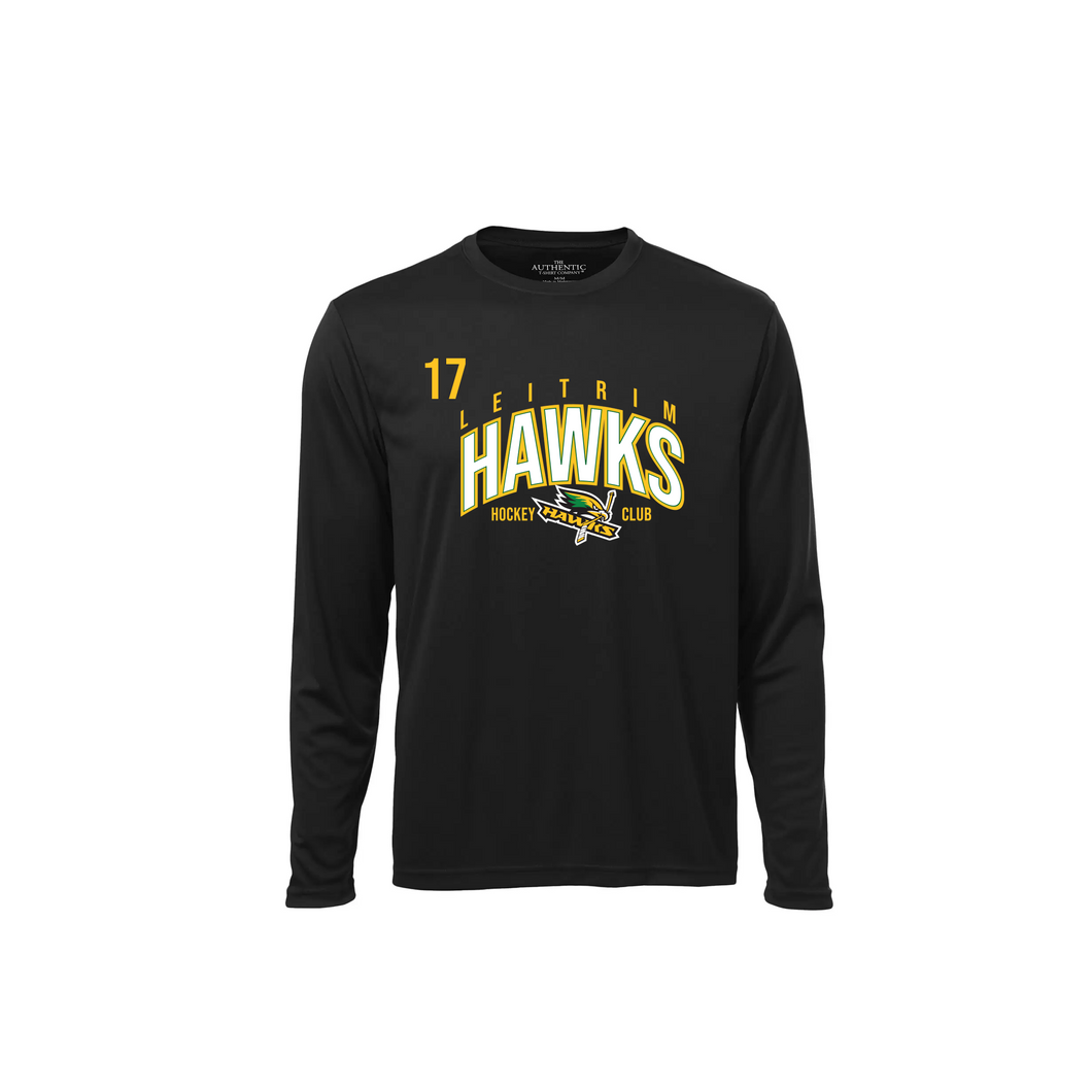LEITRIM HAWKS - *NEW* Dri-FIT Long Sleeve Shirt (Locker Room)