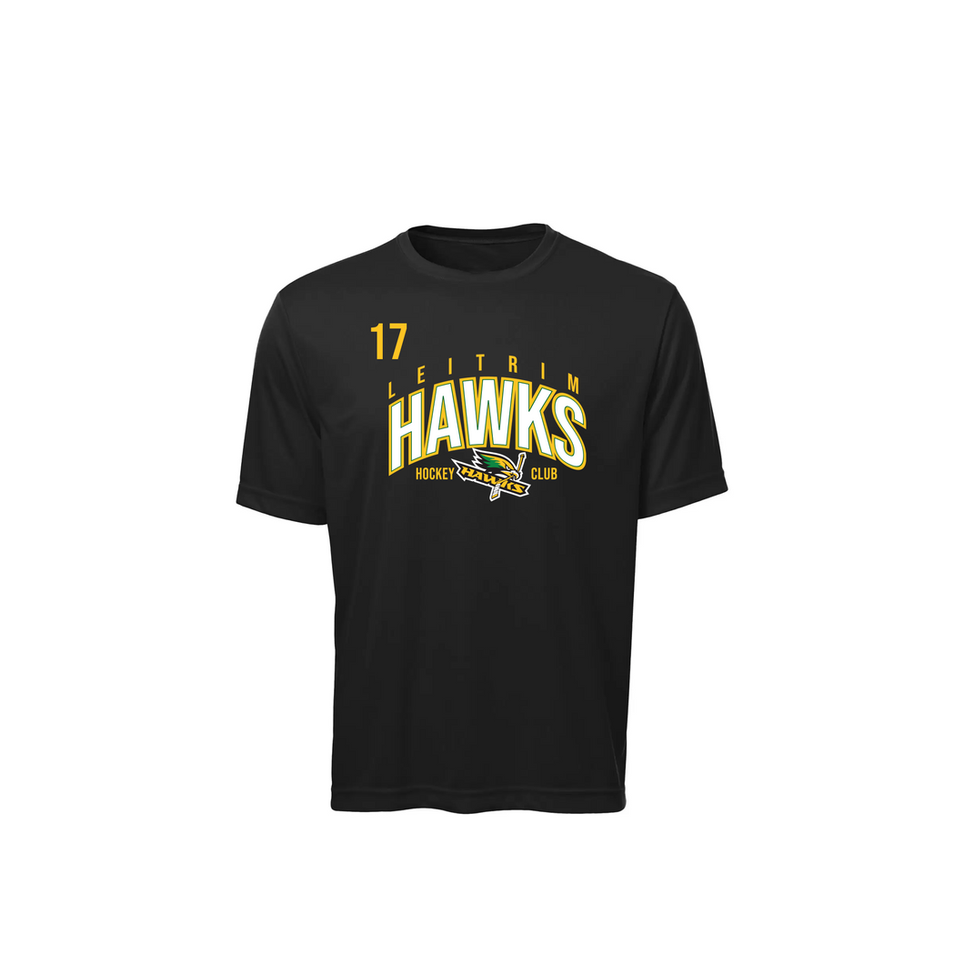 LEITRIM HAWKS - *NEW* Dri-FIT Short Sleeve Shirt (Locker Room)