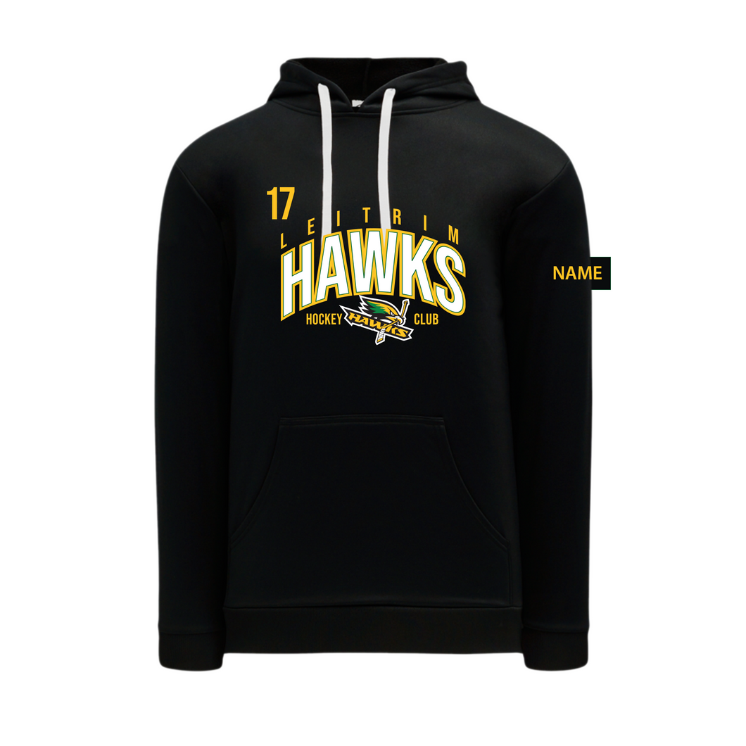 LEITRIM HAWKS - *NEW* Polyfleece Hoodie (Locker Room)