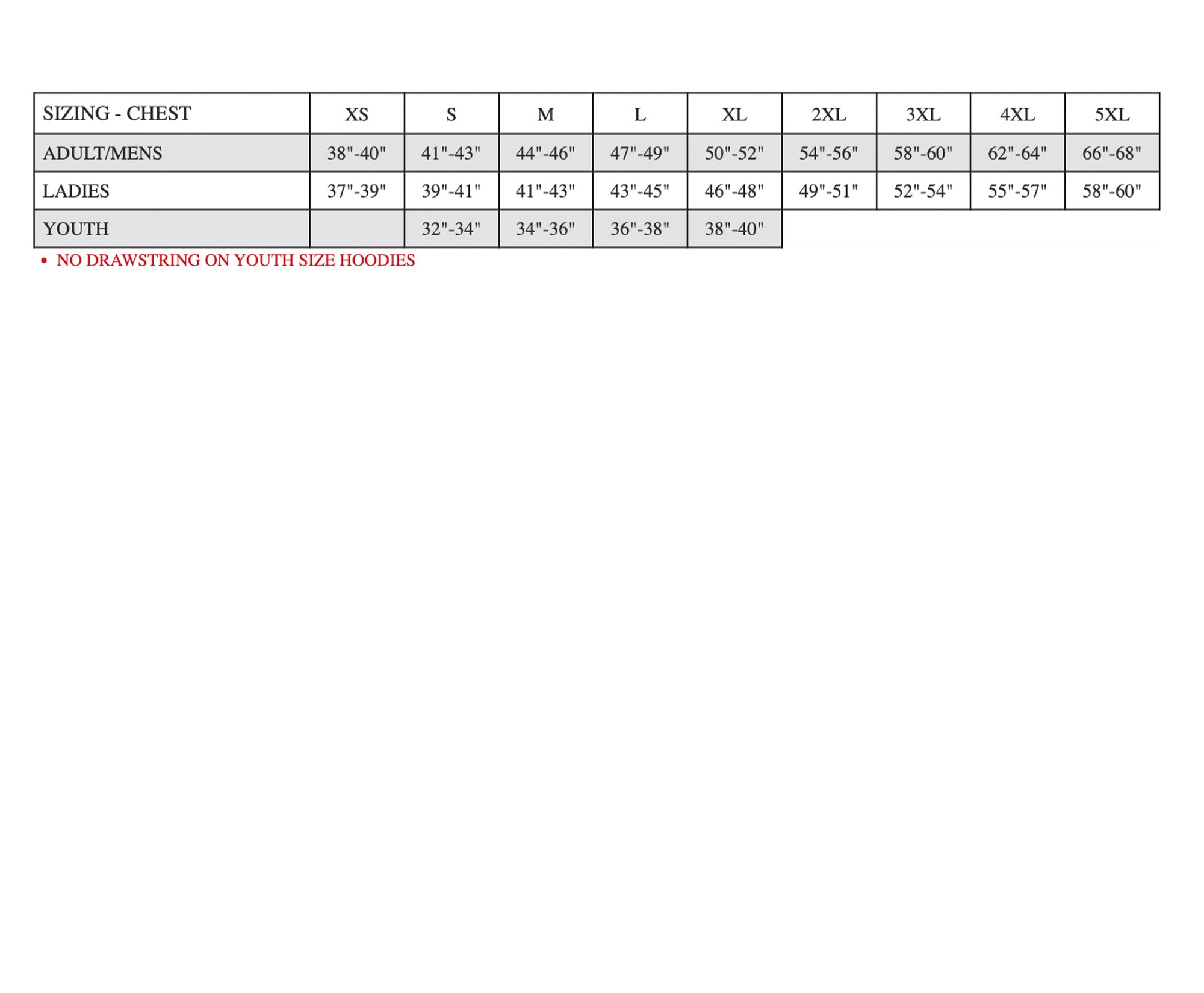 LEITRIM_HAWKS_-_Polyfleece_Skate_Lace_Hoodie_sizing_chart