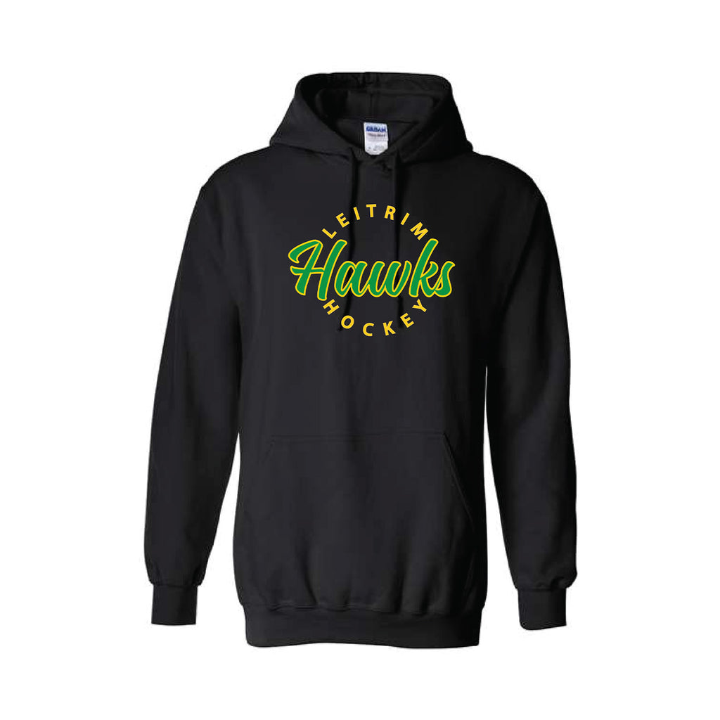 LEITRIM HAWKS - Script Hoodie black
