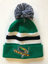 Load image into Gallery viewer, LEITRIM HAWKS - Green Pom Pom Toque
