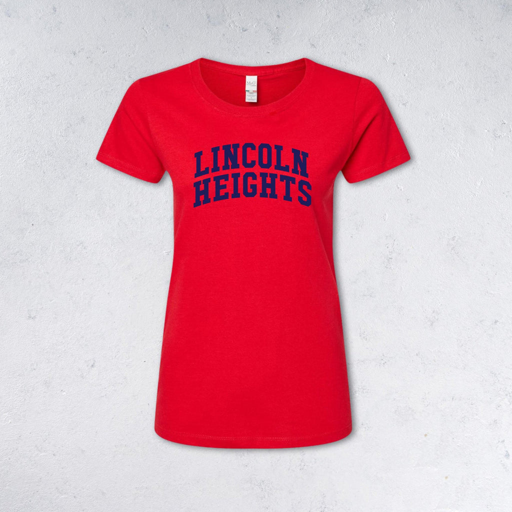 LINCOLN HEIGHTS - T-shirt (Women's & Men's) - red