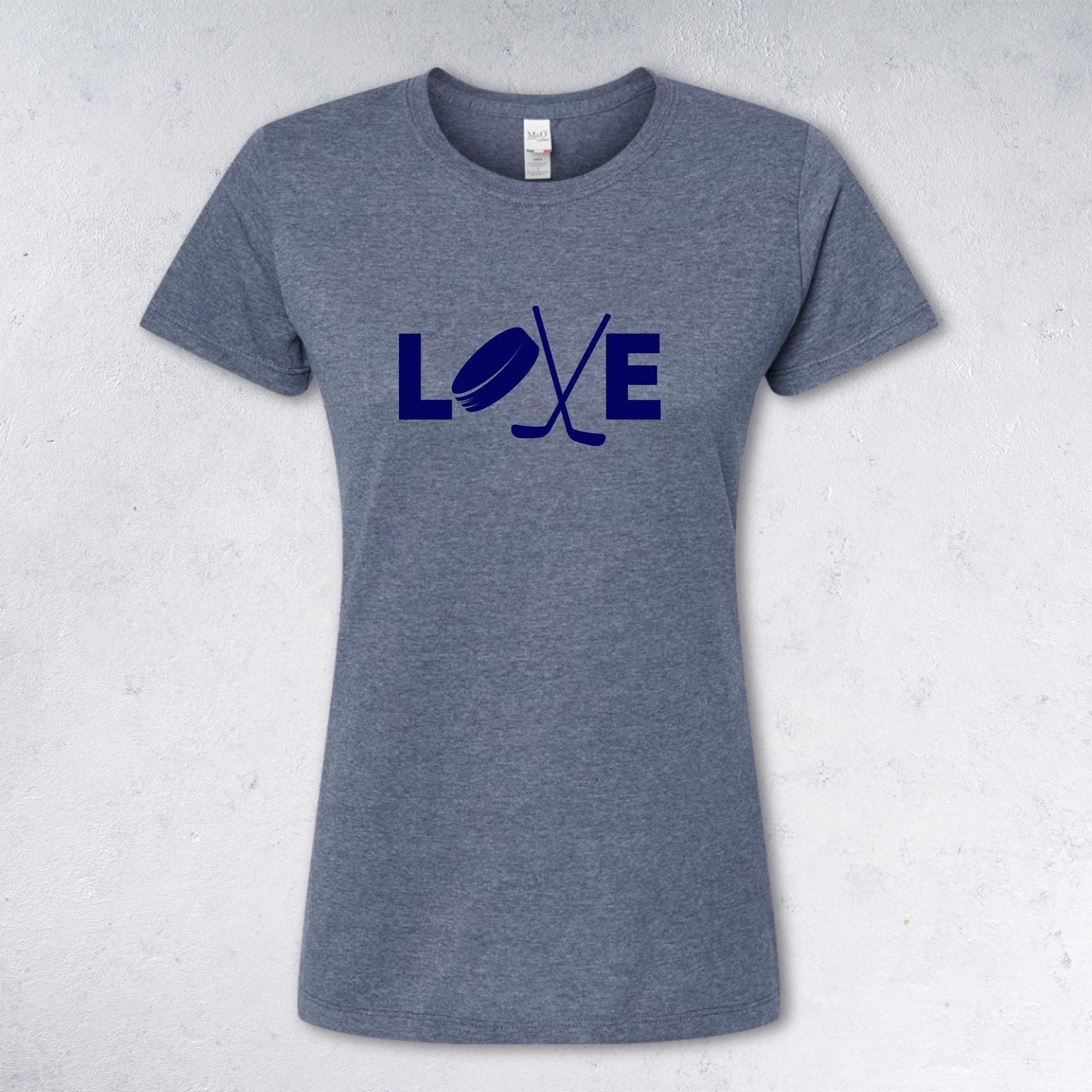 LOVE Hockey T-Shirt - Women's & Men's blue