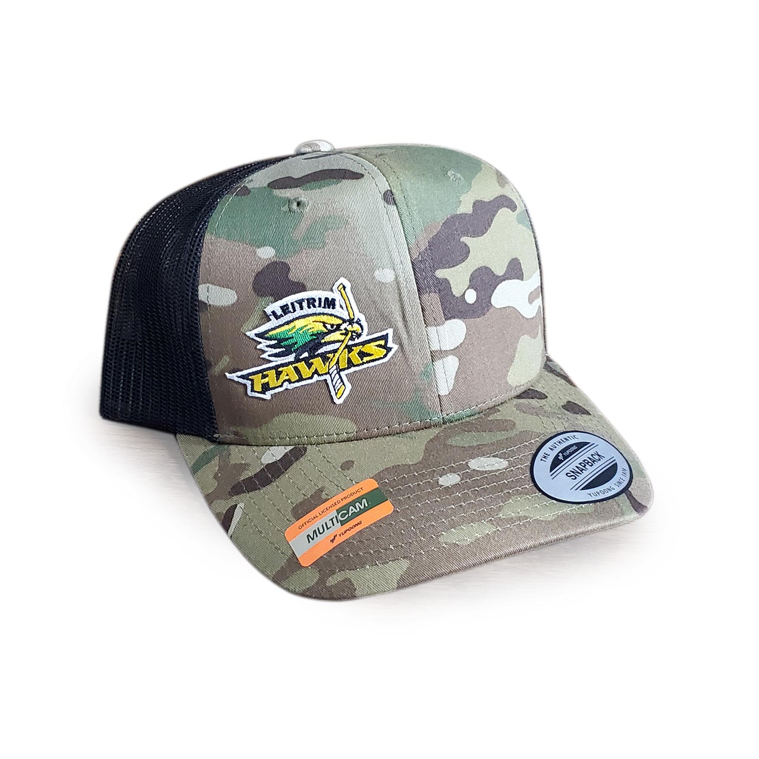 Leitrim Hawks Camo Snapback baseball cap
