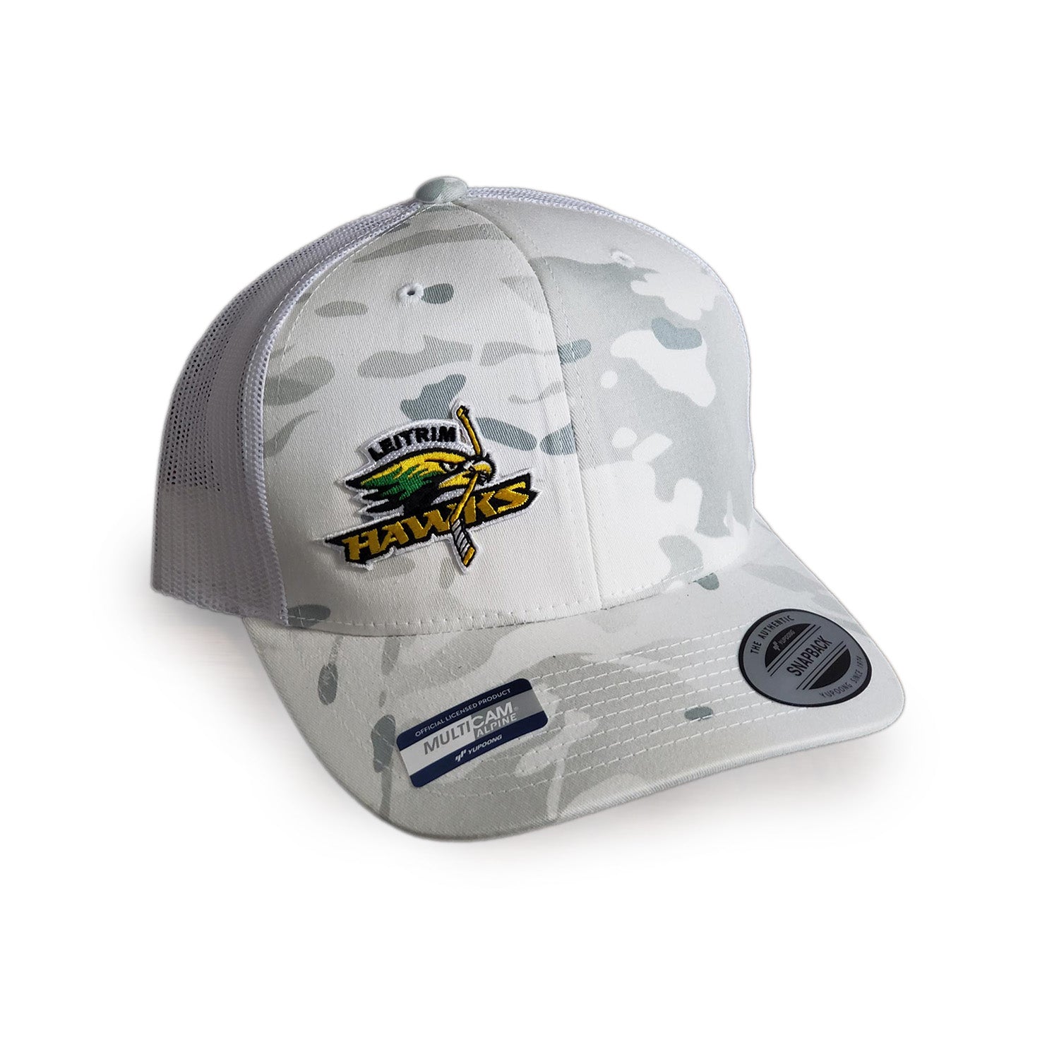 Leitrim Hawks White Camo snapback baseball cap