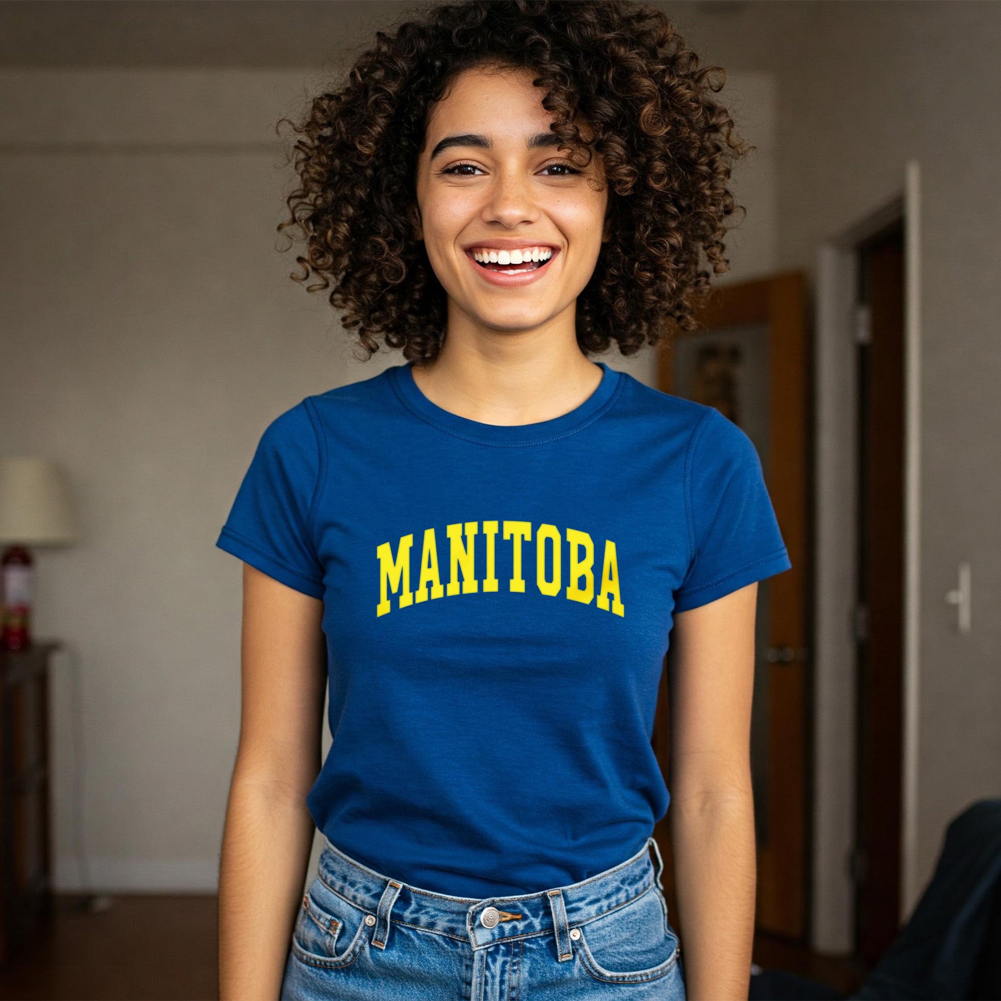 MANITOBA - T-shirt (Women's) - blue