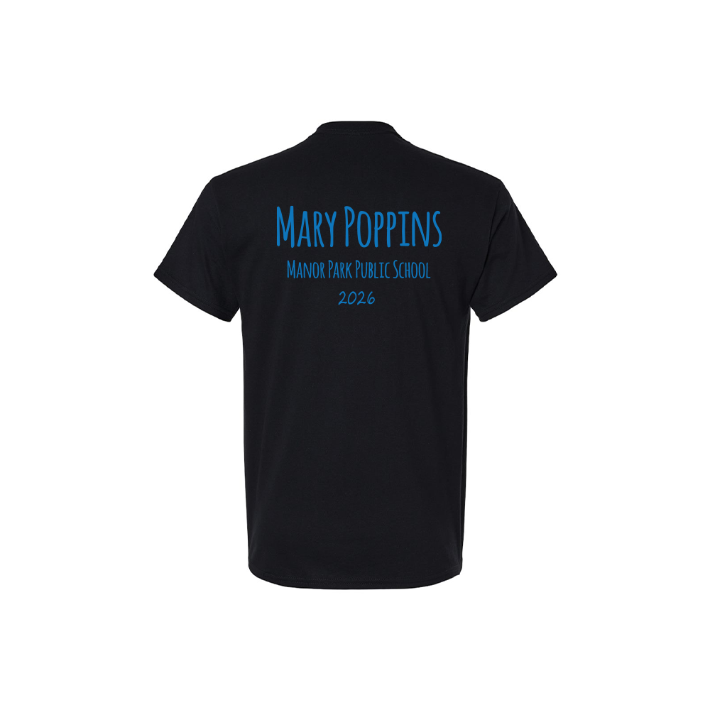 MANOR PARK PUBLIC SCHOOL - T-shirt Mary Poppins 2026 (Black)