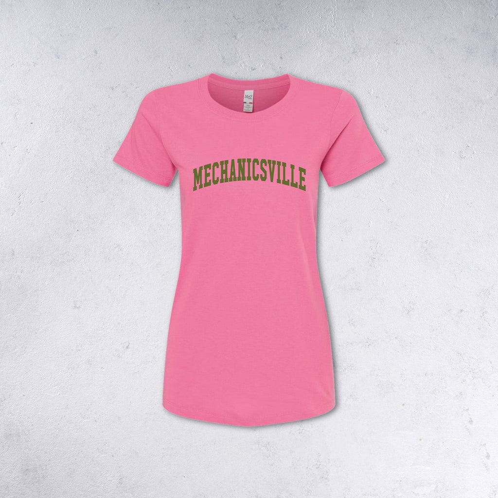 MECHANICSVILLE - T-shirt (Women's & Men's) - pink