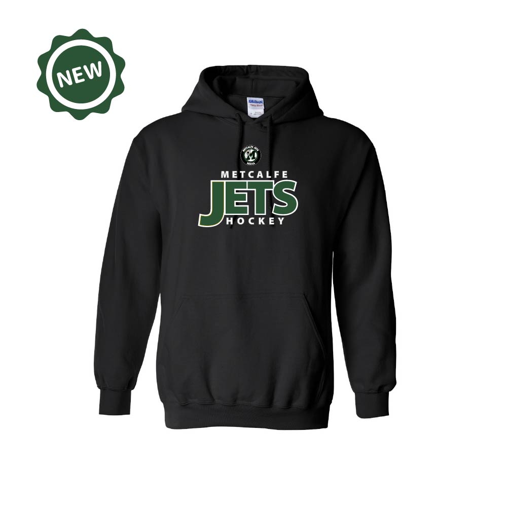 METCALFE JETS - Cotton Hoodie with Pocket (Power Play)