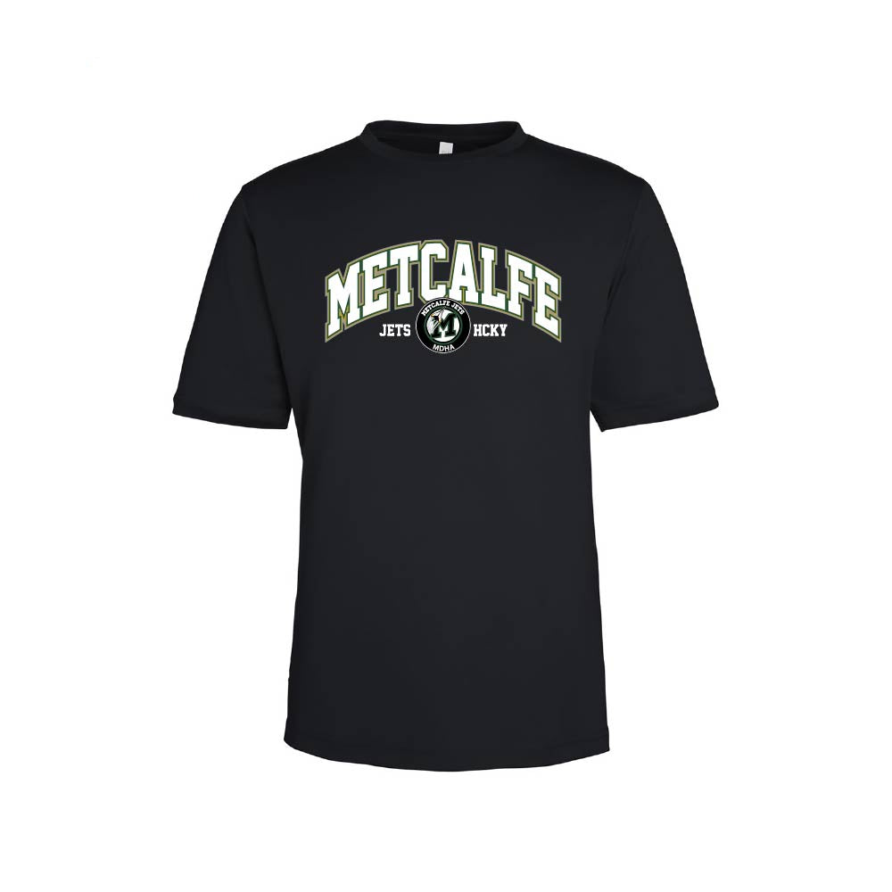 METCALFE JETS - Short Sleeve Performance T-Shirt (Locker Room)