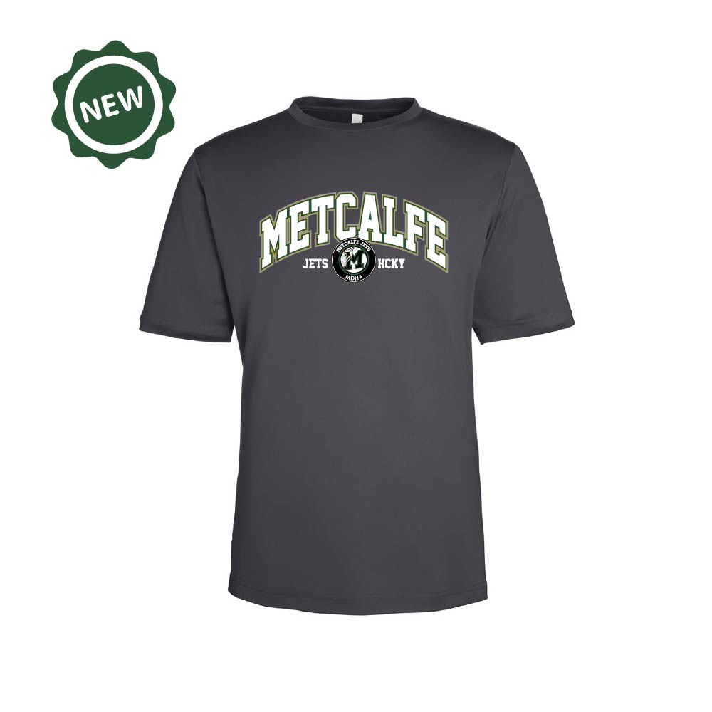 METCALFE JETS - Short Sleeve Performance T-Shirt (Locker Room)