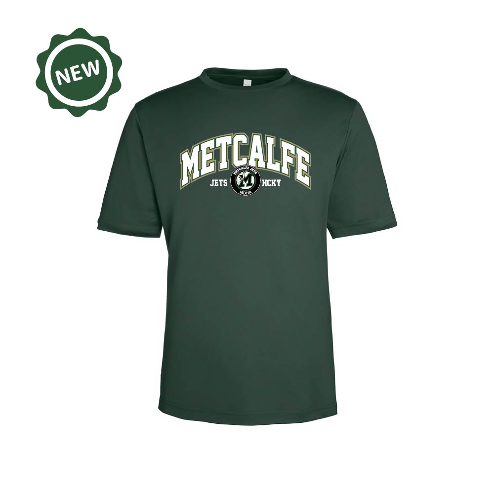 METCALFE JETS - Short Sleeve Performance T-Shirt (Locker Room)