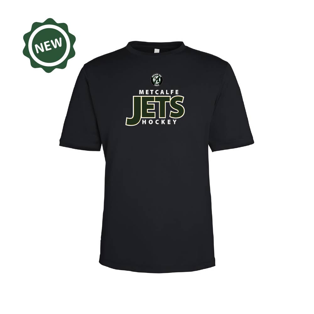 METCALFE JETS - Short Sleeve Performance T-Shirt (Power Play)
