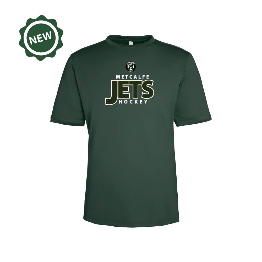 METCALFE JETS - Short Sleeve Performance T-Shirt (Power Play)