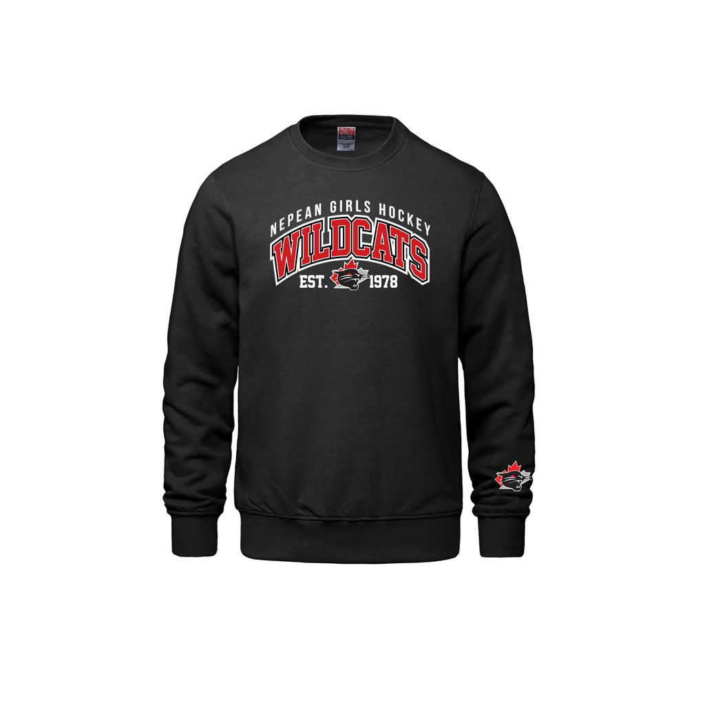 NEPEAN WILDCATS - Cotton Crew Sweatshirt (Locker Room)