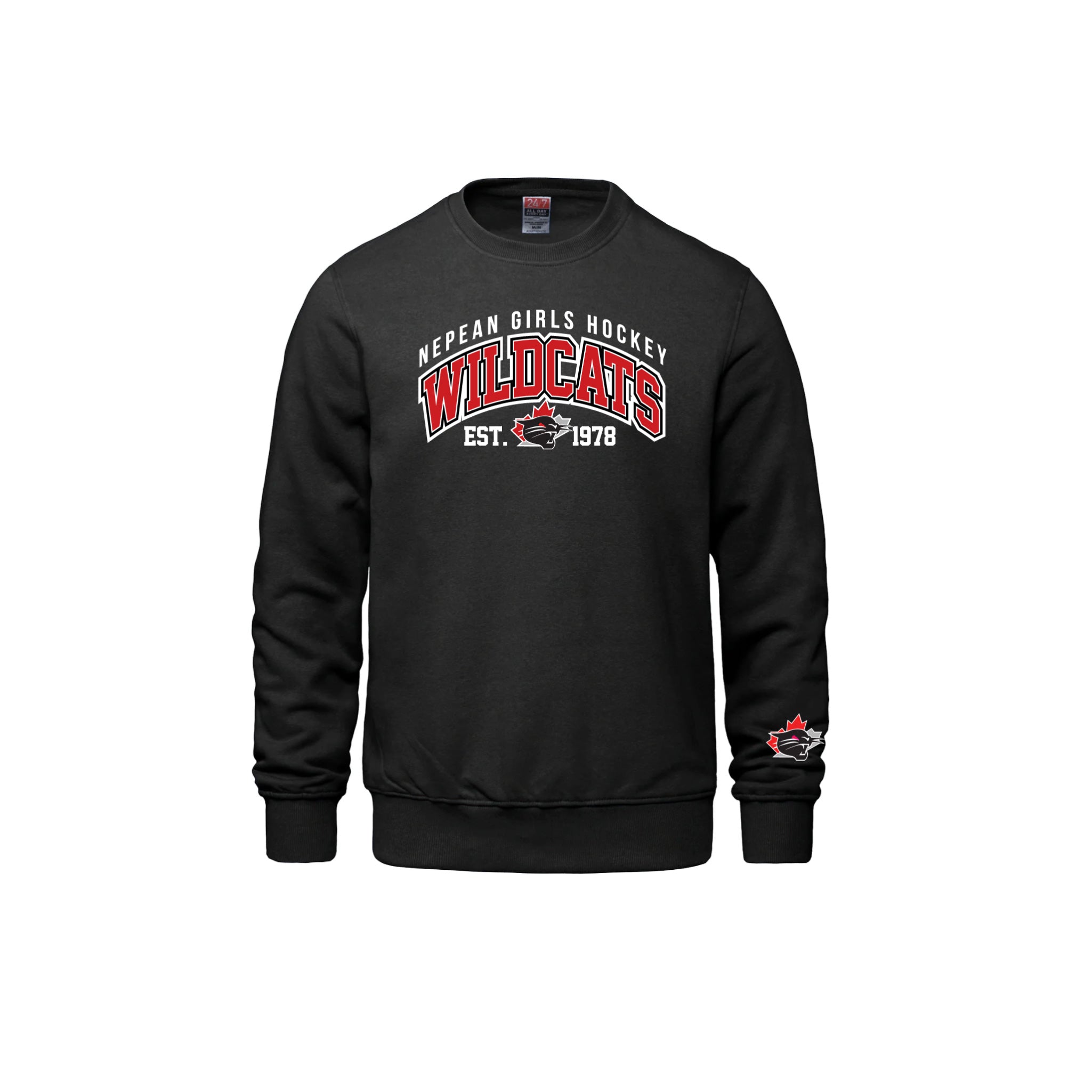 NEPEAN WILDCATS - Cotton Crew Sweatshirt (Locker Room)