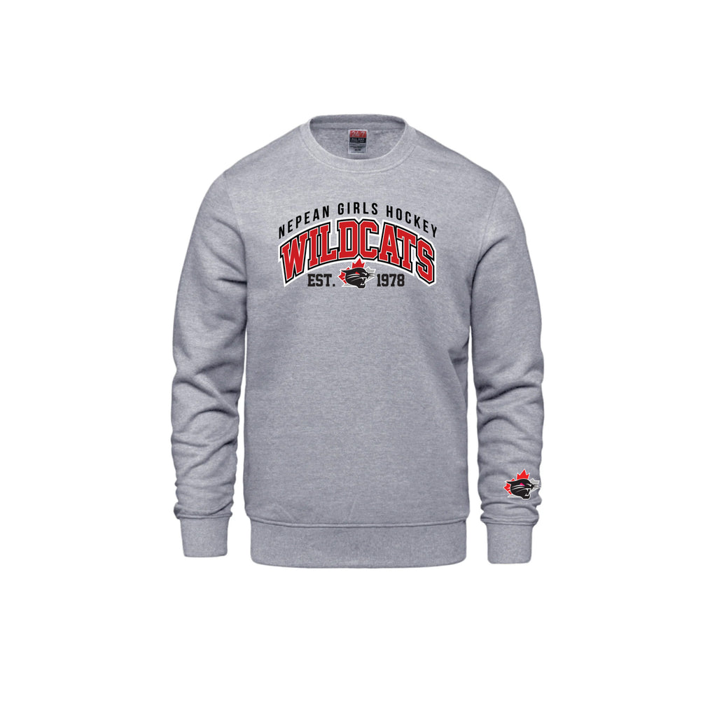 NEPEAN WILDCATS - Cotton Crew Sweatshirt (Locker Room)