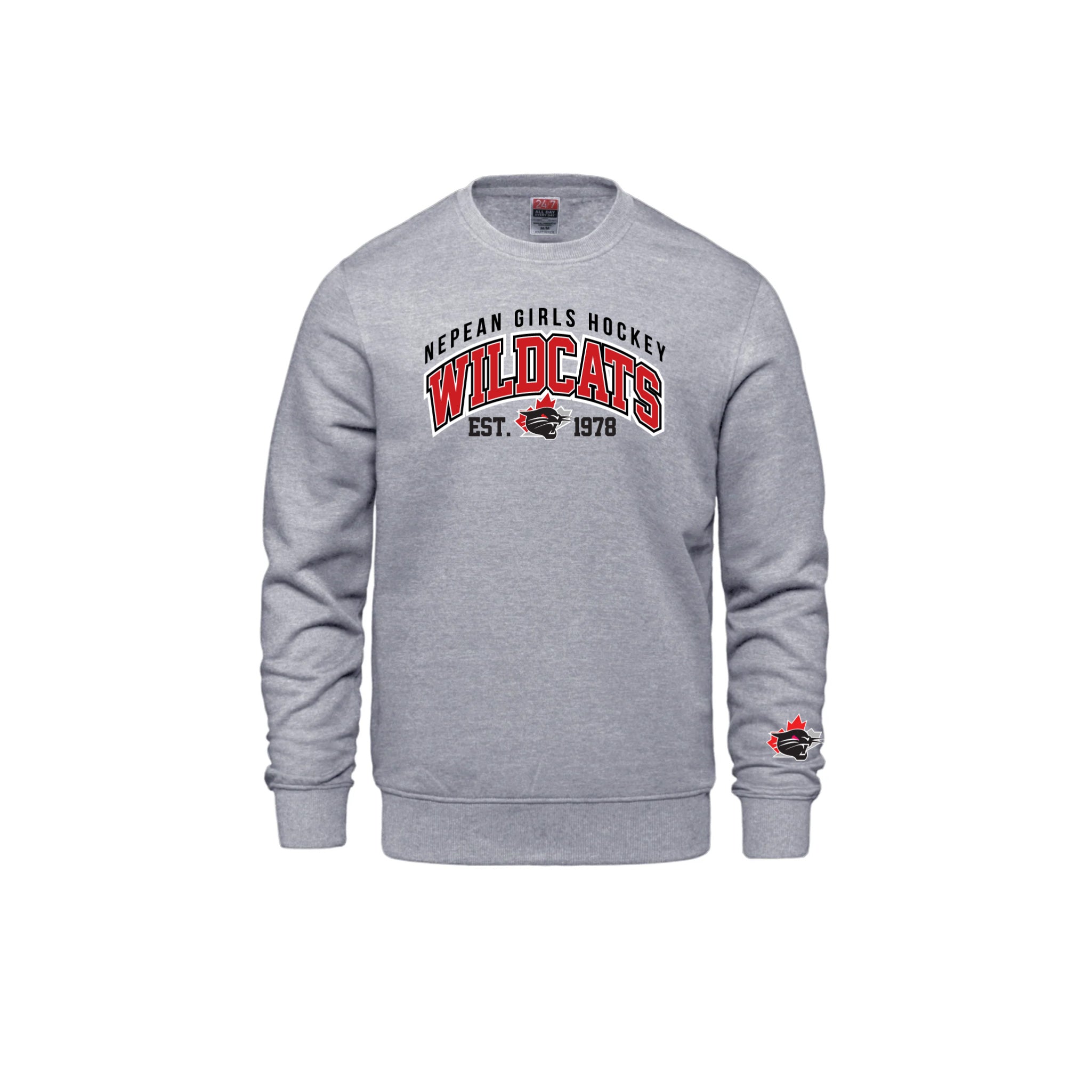 NEPEAN WILDCATS - Cotton Crew Sweatshirt (Locker Room)