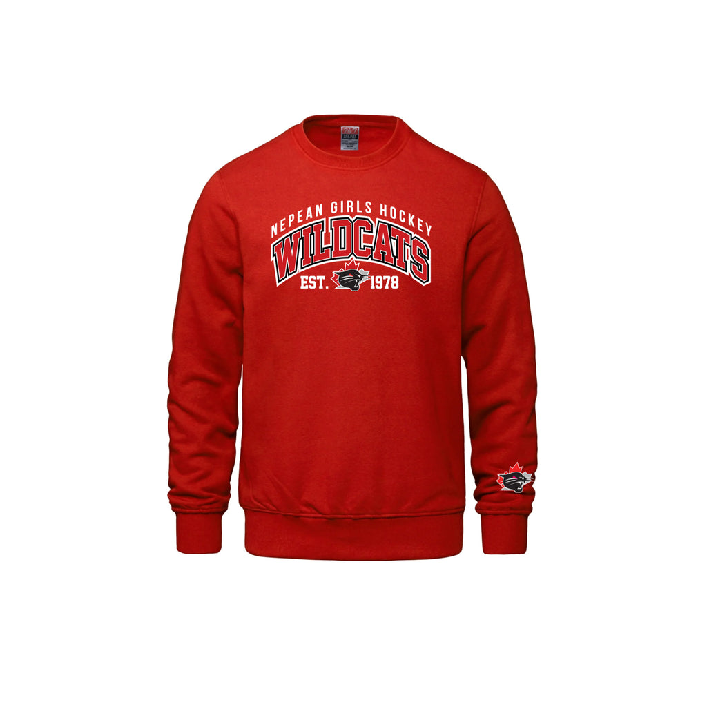 NEPEAN WILDCATS - Cotton Crew Sweatshirt (Locker Room)