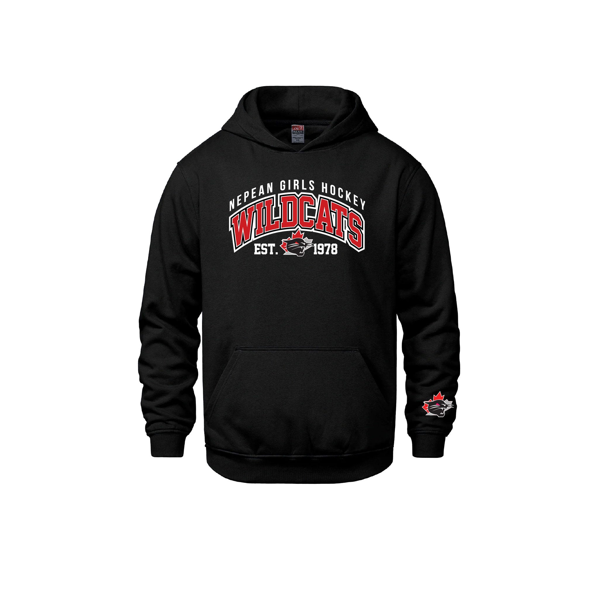 NEPEAN WILDCATS - Cotton Hoodie with Pocket (Locker Room)