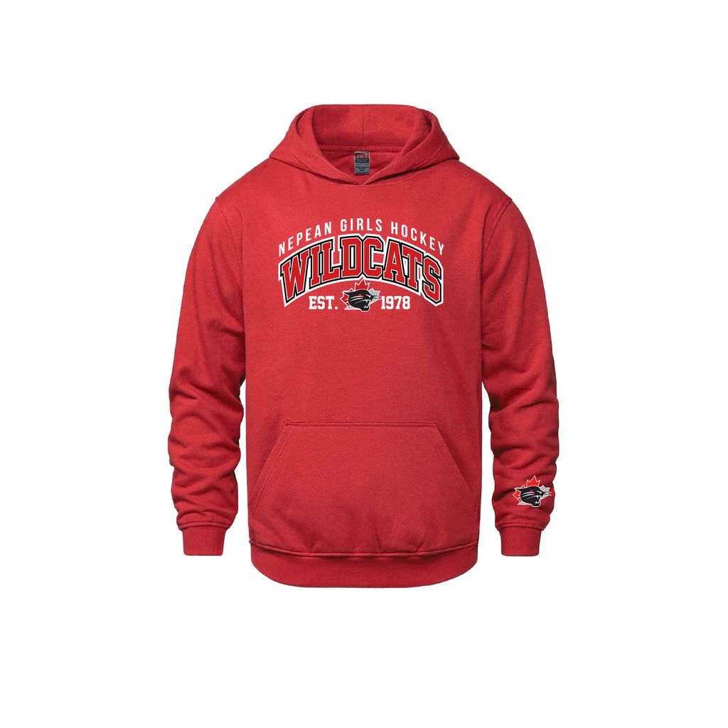 NEPEAN WILDCATS - Cotton Hoodie with Pocket (Locker Room)