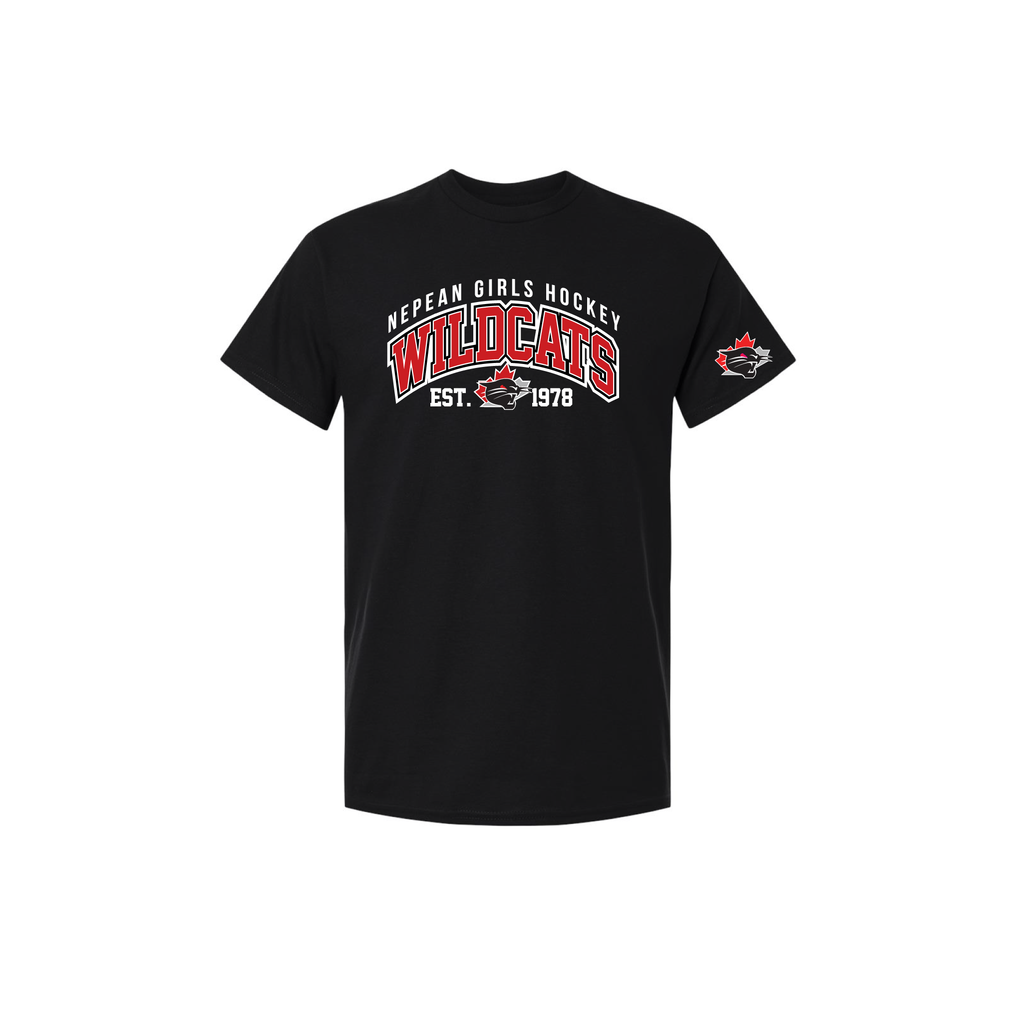 NEPEAN WILDCATS - Short Sleeve Cotton Tee (Locker Room)