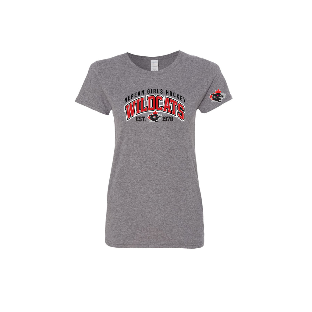 NEPEAN WILDCATS - Short Sleeve Cotton Tee (Locker Room)