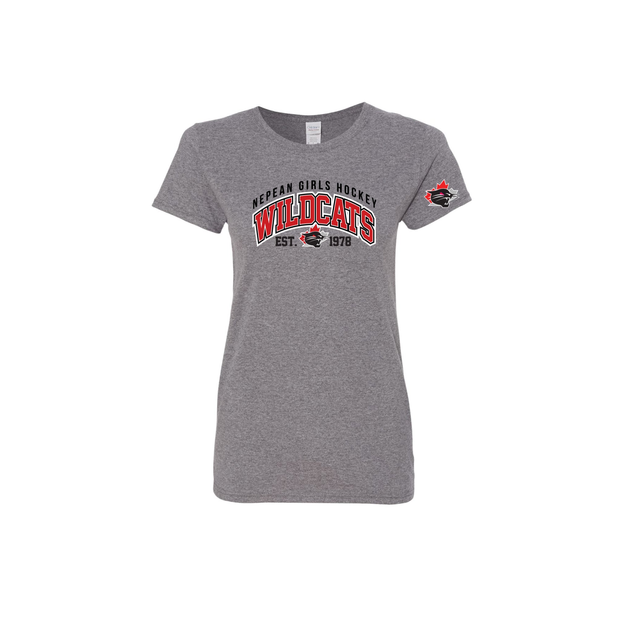 NEPEAN WILDCATS - Short Sleeve Cotton Tee (Locker Room)
