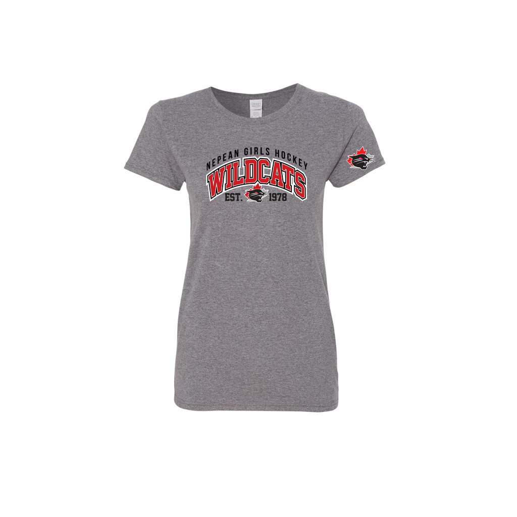 NEPEAN WILDCATS - Short Sleeve Cotton Tee (Locker Room)