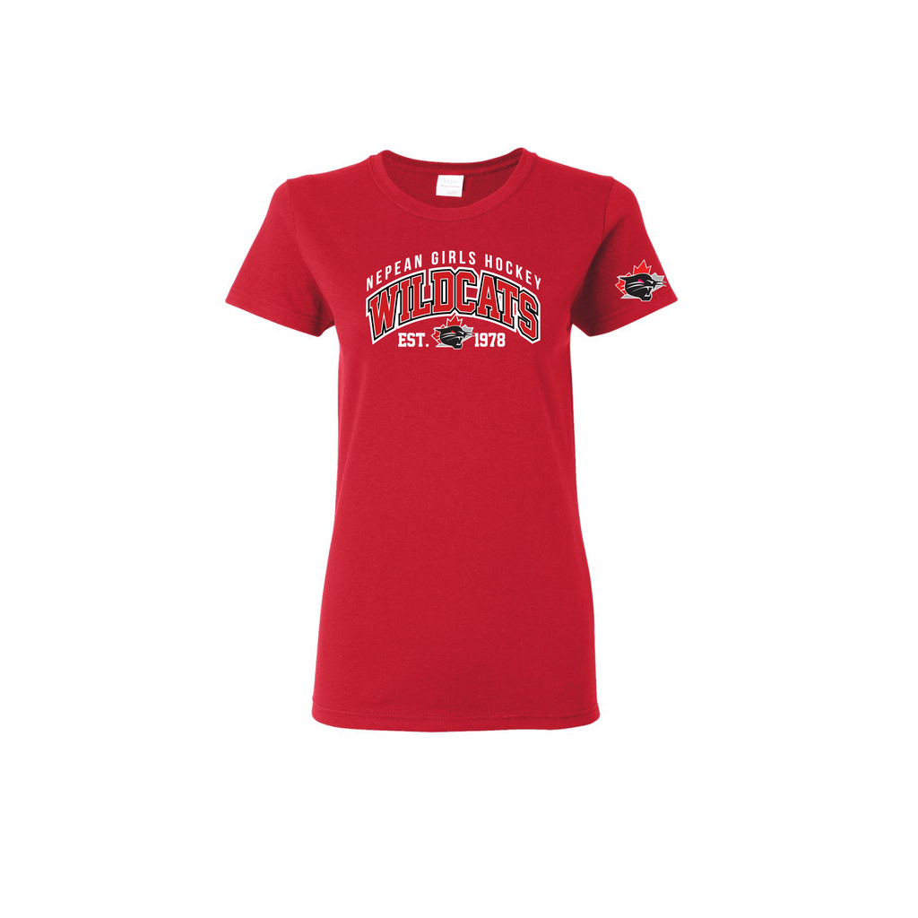 NEPEAN WILDCATS - Short Sleeve Cotton Tee (Locker Room)