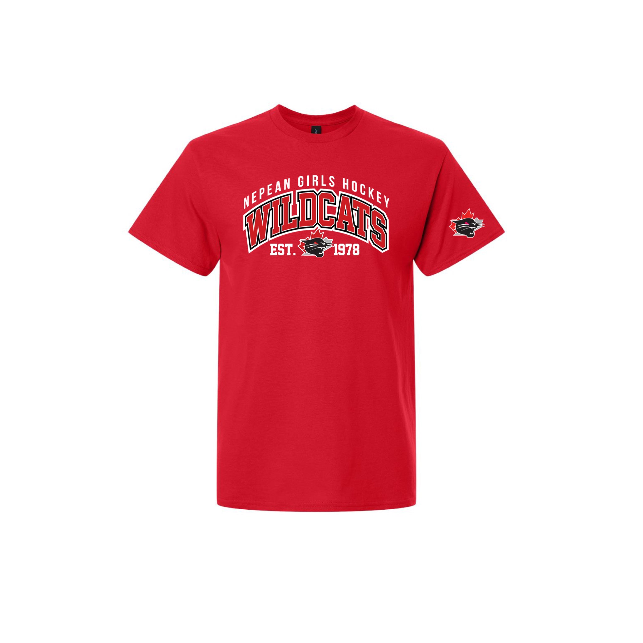 NEPEAN WILDCATS - Short Sleeve Cotton Tee (Locker Room)