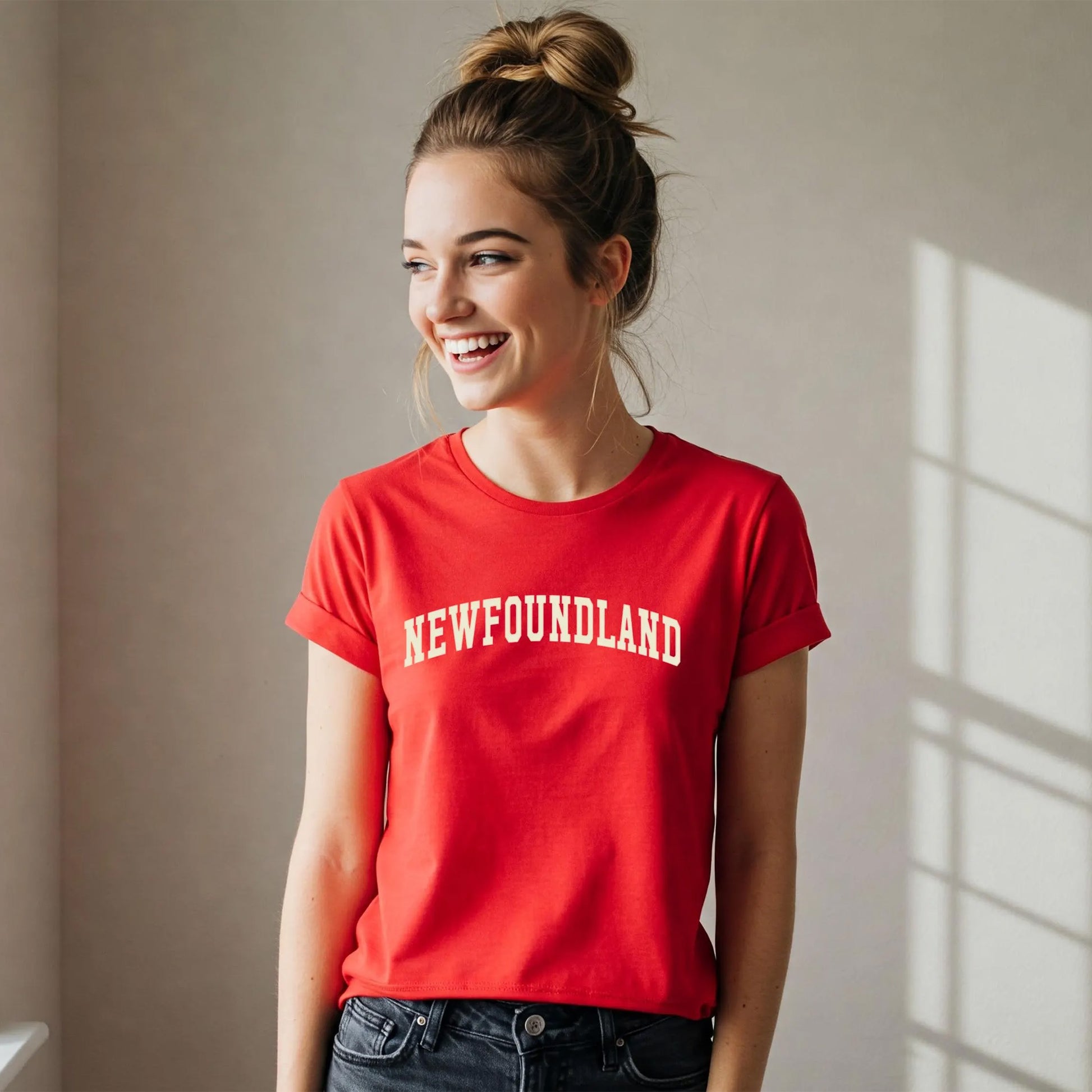 NEWFOUNDLAND - T-shirt (Women's & Men's) - red