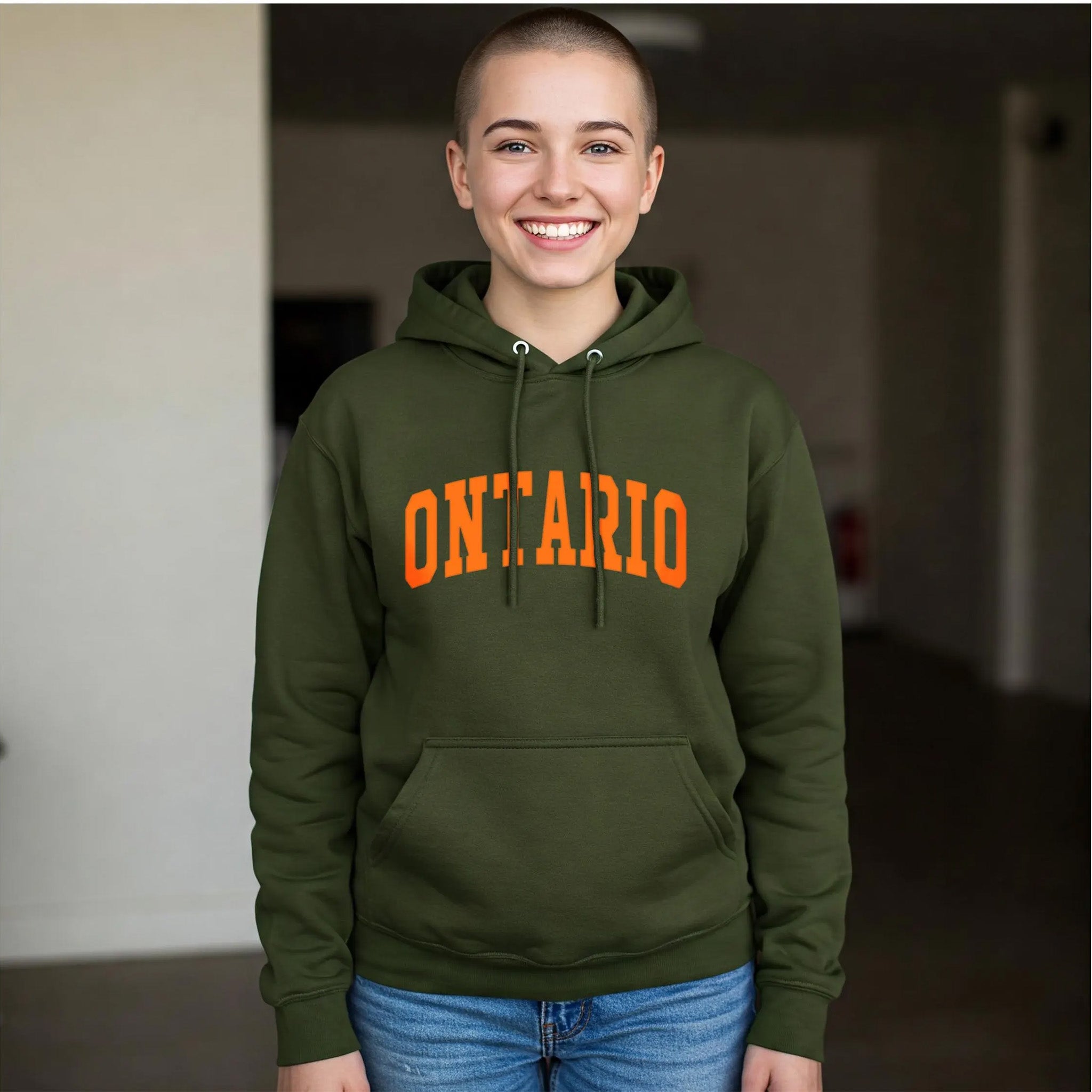 ONTARIO - Crewneck & Hoodie - military