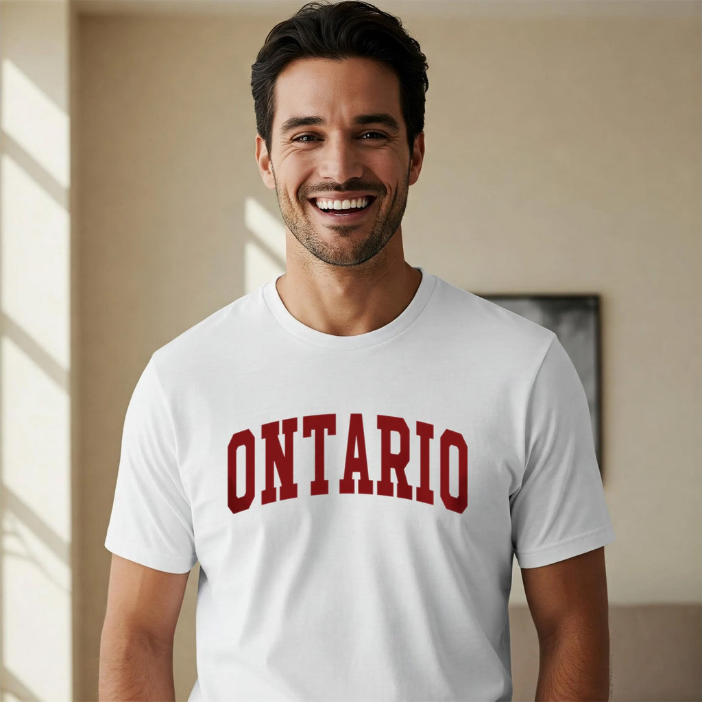 ONTARIO - T-shirt (Women's & Men's)- white