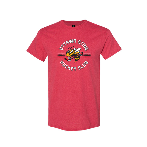 OTTAWA STING - Centre Ice Cotton T-shirt heather red