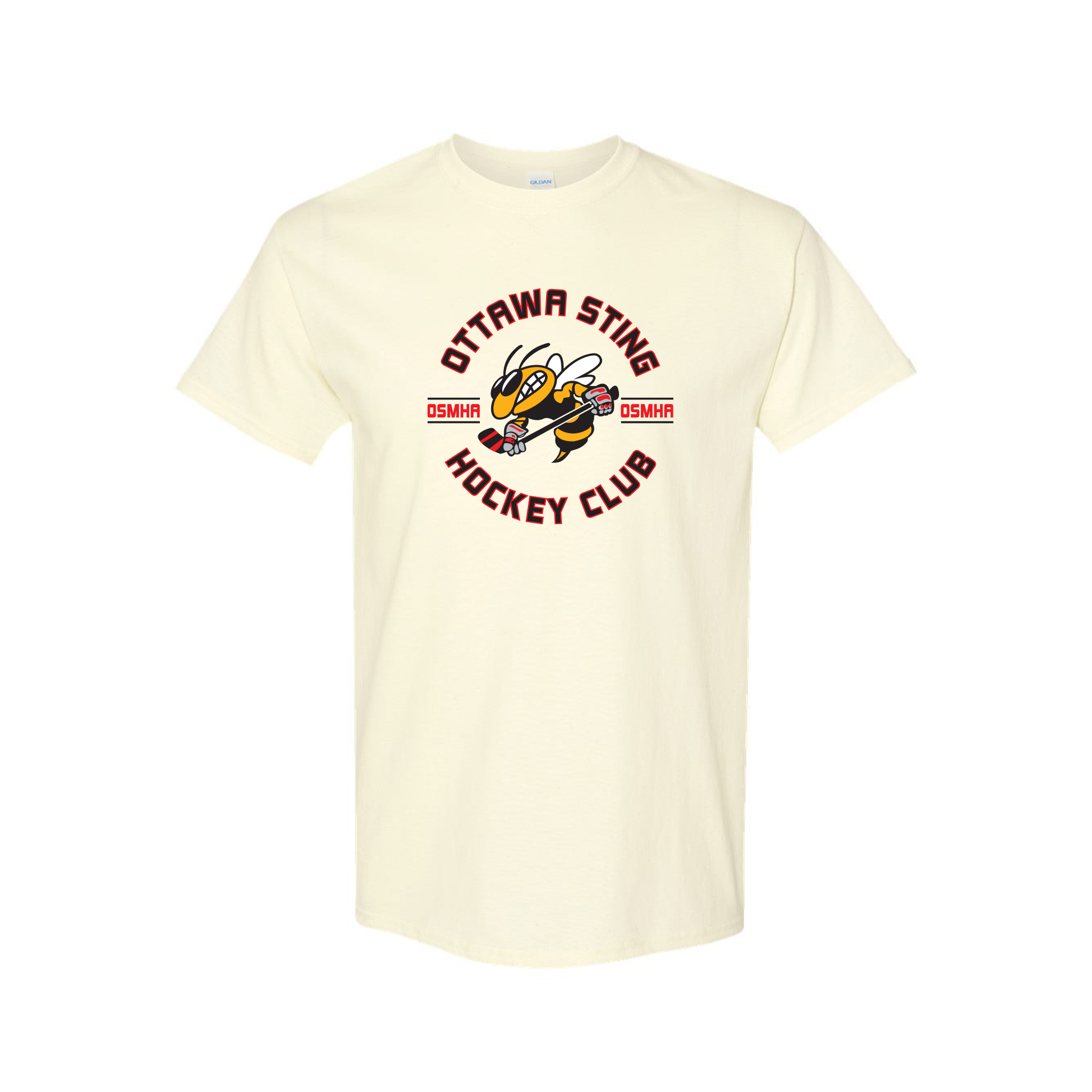 OTTAWA STING - Centre Ice Cotton T-shirt offwhite