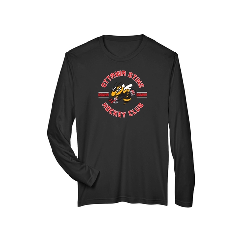 OTTAWA STING - Centre Ice Performance T-shirt (Long Sleeve) - black
