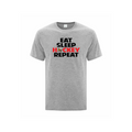 OTTAWA STING - Eat, Sleep, Hockey, Repeat Cotton T-shirt - grey