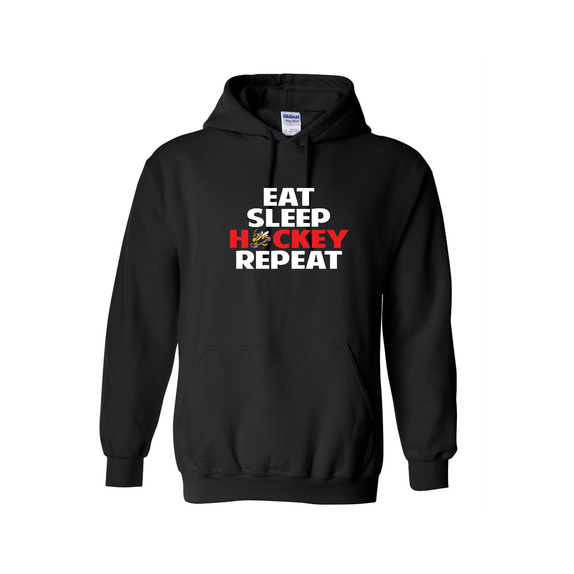 OTTAWA STING - Eat, Sleep, Hockey, Repeat Hooded Sweatshirts - black