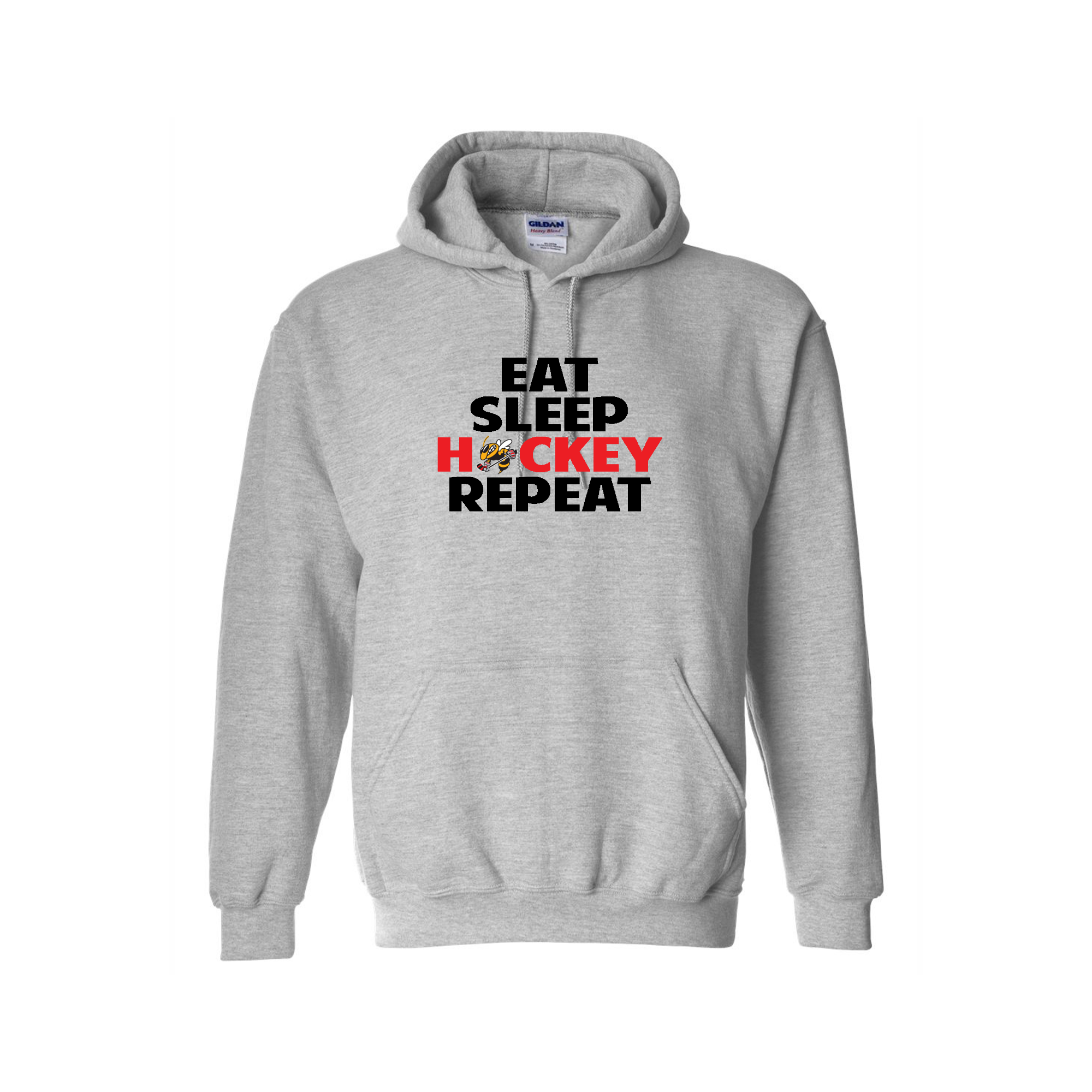 OTTAWA STING - Eat, Sleep, Hockey, Repeat Hooded Sweatshirts - grey