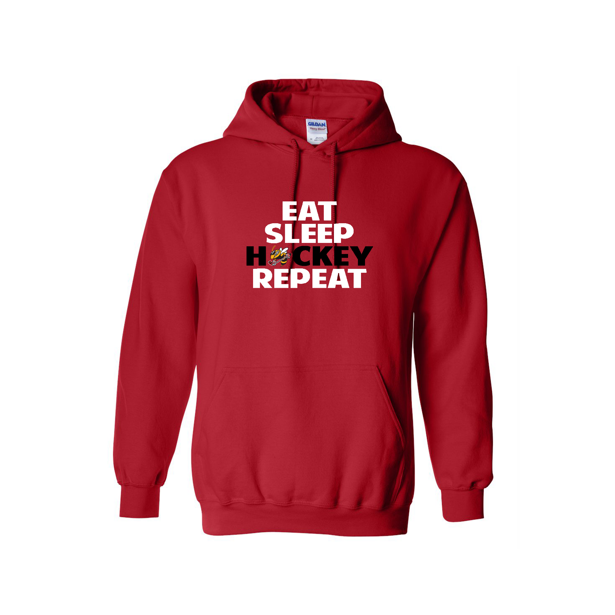 OTTAWA STING - Eat, Sleep, Hockey, Repeat Hooded Sweatshirts - red