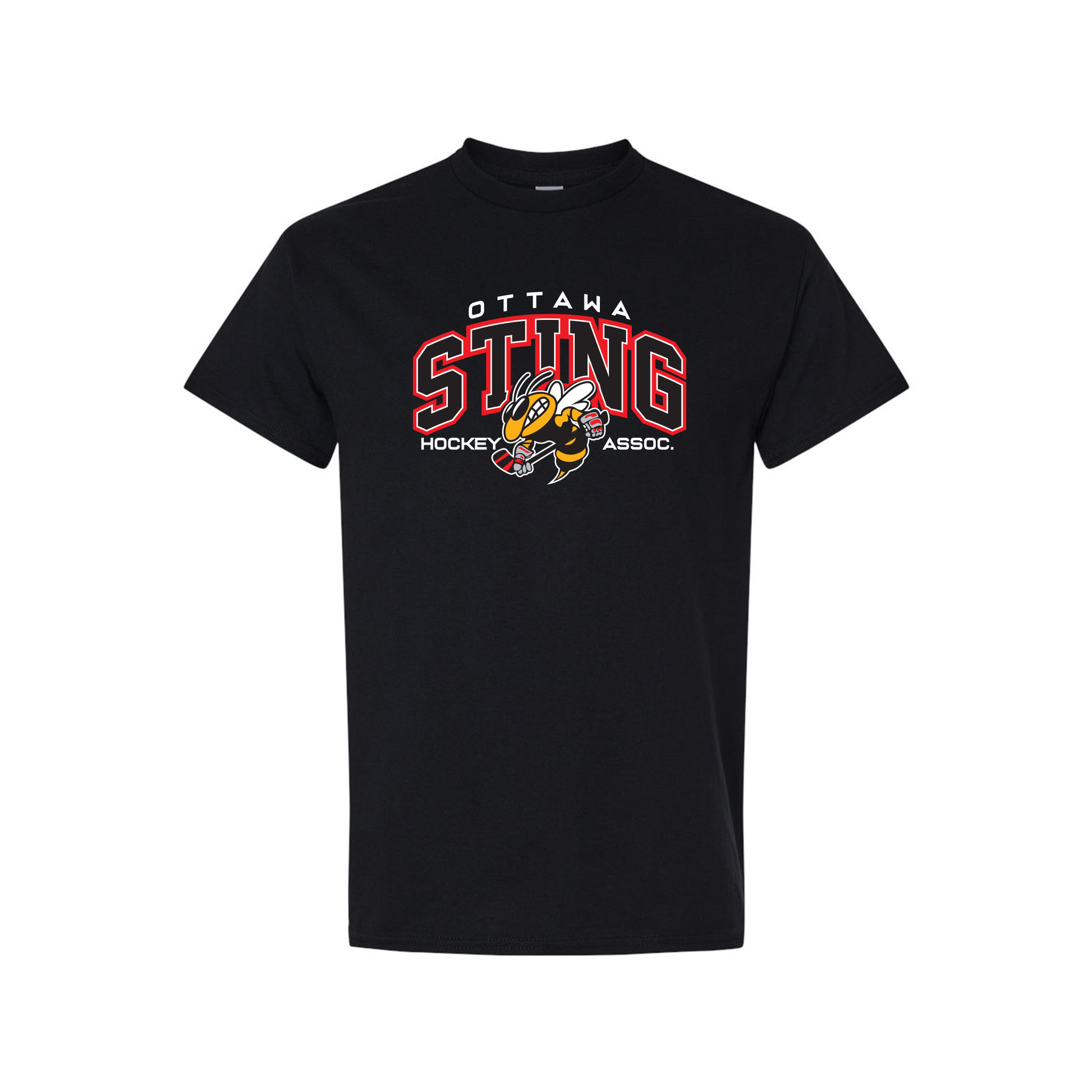 OTTAWA STING - Locker Room Cotton T-shirt - black