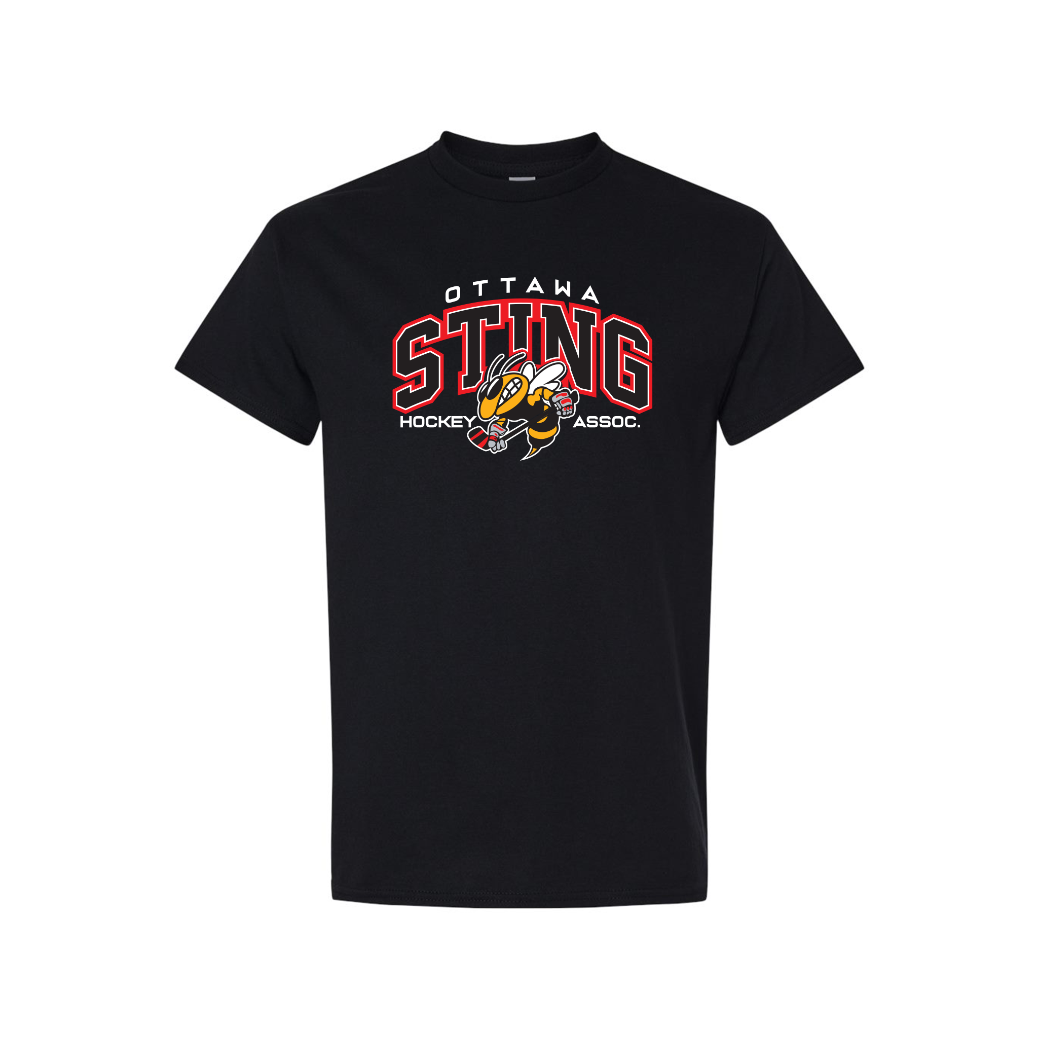 OTTAWA STING - Locker Room Cotton T-shirt - black