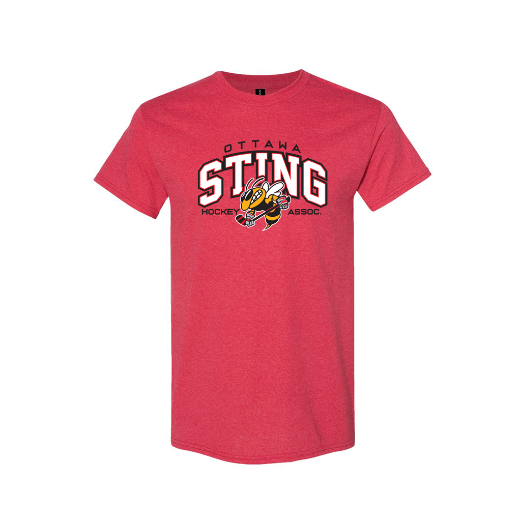 OTTAWA STING - Locker Room Cotton T-shirt - heather red