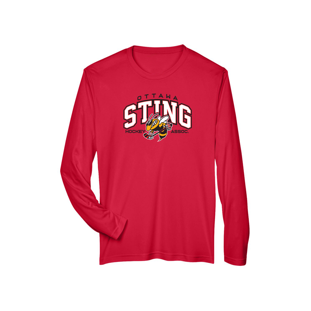 OTTAWA STING - Locker Room Performance T-shirt (Long Sleeve) - red
