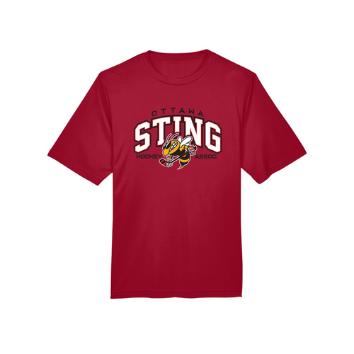 OTTAWA STING - Locker Room Performance T-shirt (Short Sleeve) - red