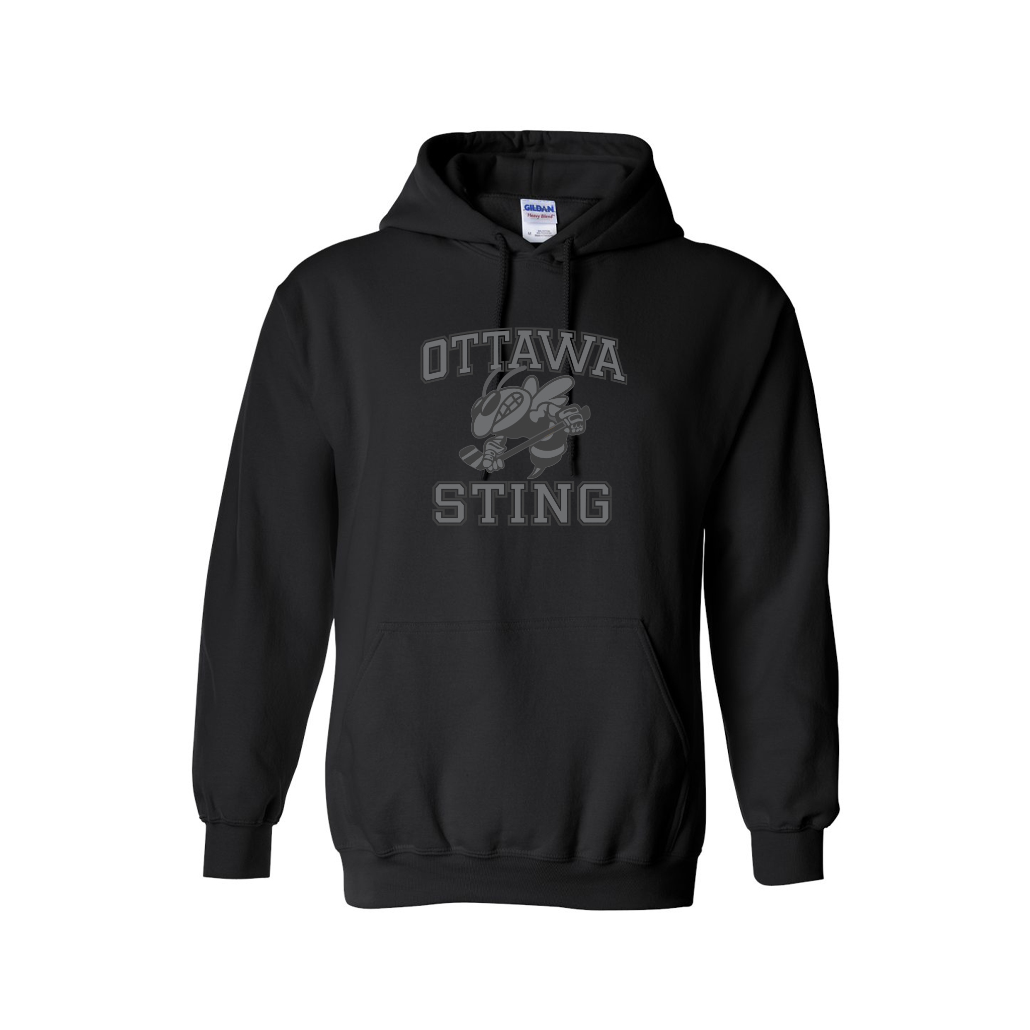 OTTAWA STING - Vintage Cotton Hoodie with Pocket